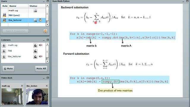 Python and applications to numerical methods смотреть онлайн