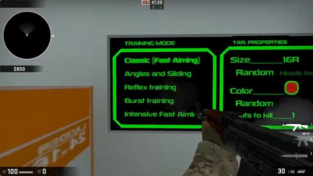ХМММ...Тренировка АИМА в CS GO смотреть онлайн