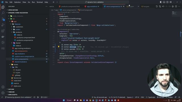 Angular Dynamic Form Validation (@ngx-validate/core) смотреть онлайн
