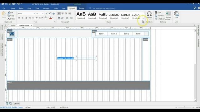 Creating an adaptive master page with WYSIWYG Web Builder смотреть онлайн