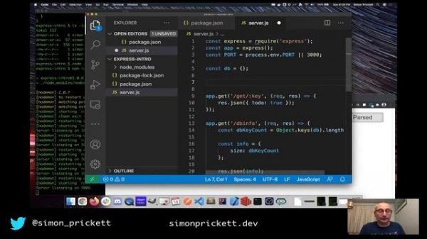 Getting Started with Express.js for Node.js - building a small API Part 1