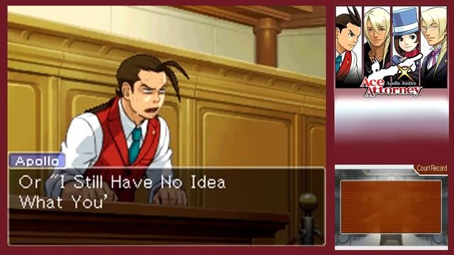 Ace Attorney: Apollo Justice (Blind) -32- GETTING THE BRUSH OFF смотреть онлайн