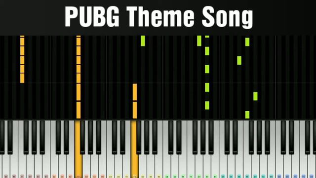 PUBG Theme Song cover piano android смотреть онлайн