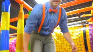 Blippi playing at a playground | Learn Colors and more!