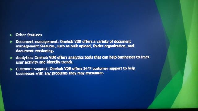 Onehub Virtual Data Room Pros and Cons смотреть онлайн