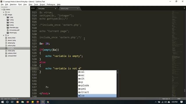 Session 33 PHP Variable Functions And Super Global variables смотреть онлайн