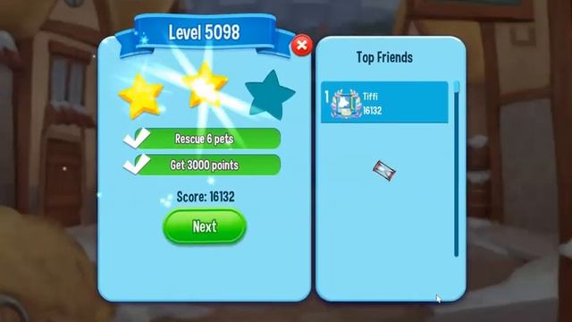 Pet Rescue Saga Level 5098 x2 no boosters смотреть онлайн