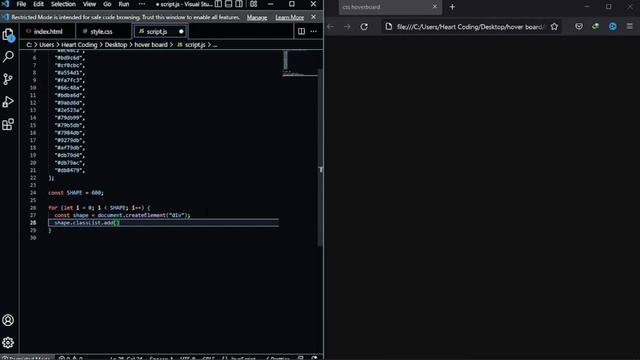 How to make a Hoverboard using JavaScript | hover board | JavaScript Project | Hover Effects смотреть онлайн