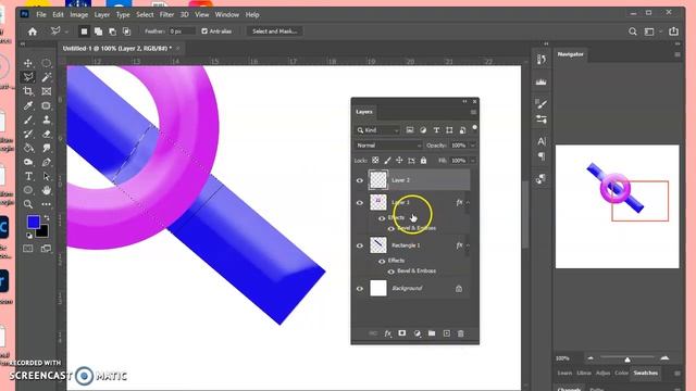 Shape tool & FX in Photoshop смотреть онлайн