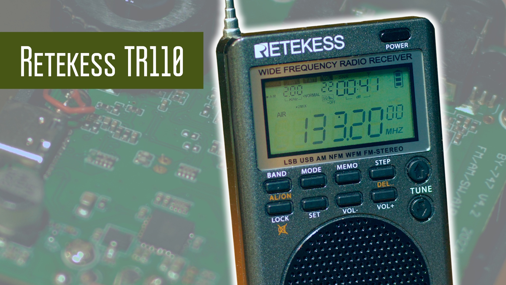 Retekess TR110 бытовой приёмник, который принимает SSB на КВ и весь УКВ диапазон от 30 до 520 МГц. смотреть онлайн