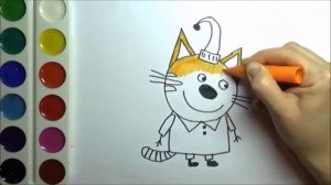 Раскраска_для_детей_ГЕРОИ_МУЛЬТИКА_ТРИ_КОТА._Учим_цвета