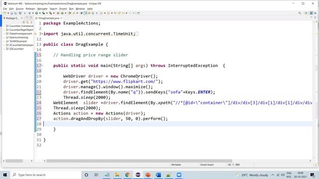 How to Handle Price Range slider in Selenium WebDriver? смотреть онлайн