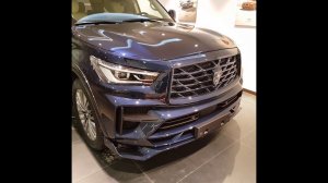 Забронировали полиуретановой пленкой Новый INFINITI QX80 в в обвесе LARTE Design