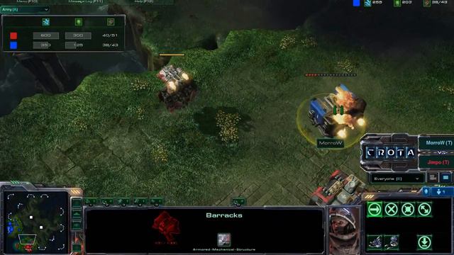 StarCraft 2 - 138 - Jimpo vs Morrow TvT on Lost Temple смотреть онлайн