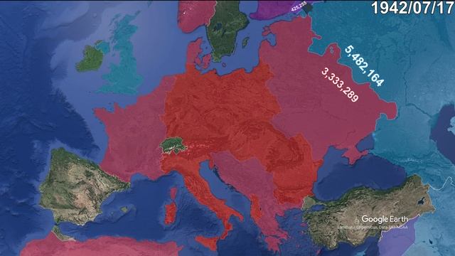 World War II Every Day using Google Earth смотреть онлайн