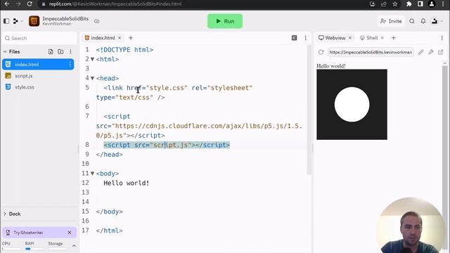 JavaScript Libraries - Intro to Creative Web Dev Week 13 смотреть онлайн