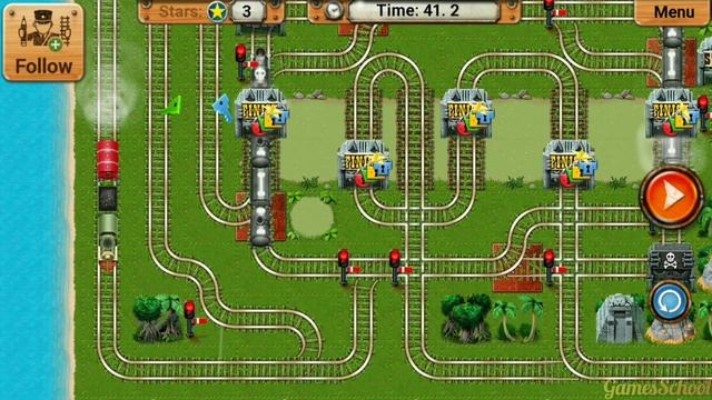 Rail Maze 2 Brain Train Gameplay - Train Puzzle Game - Android Gameplay #2082 смотреть онлайн