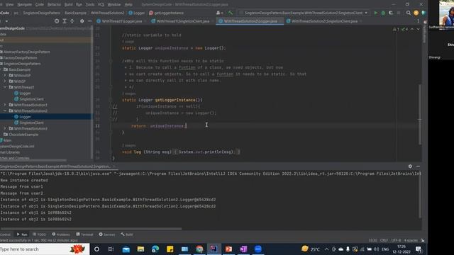 5. Singleton Design Pattern - Part 2 | What, Why and How | With Code (Java) смотреть онлайн