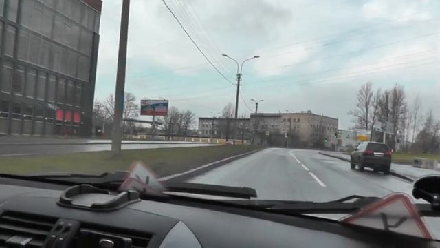 Сдача экзамена на перекрестке Потапова и Шоссе Революции. смотреть онлайн