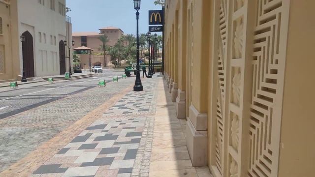 Дорога к пляжу JBR через Дубай Марину (от отеля Marina view apartments) #спецвыпуск смотреть онлайн