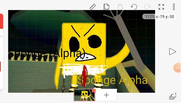 Рисунок Спанч боб? / FlipClip / Roblox Sponge (Alpha) смотреть онлайн