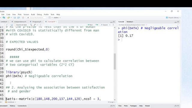 Correlation between categorical variables. How to Calculate Correlation Coefficient in Rstudio? смотреть онлайн