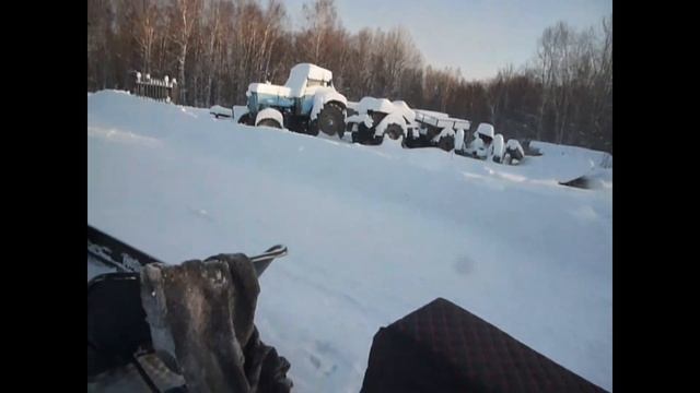 Морозы отступили. Небольшой ремонт бурана. смотреть онлайн