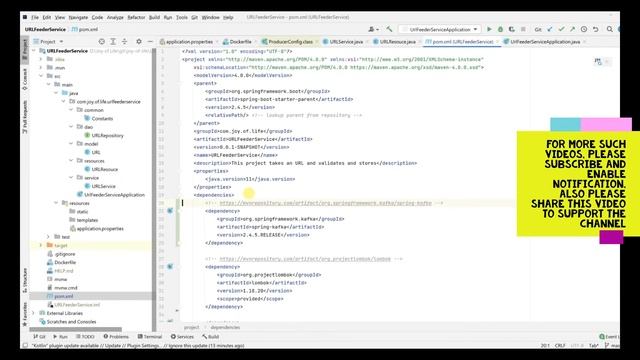 Episode 07: Running local spring boot app and publishing message in Kafka running inside docker смотреть онлайн