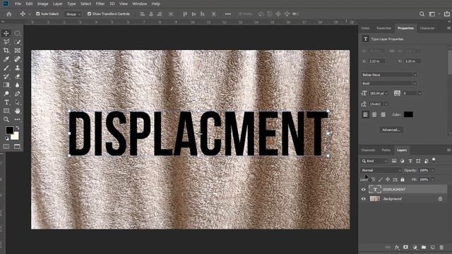 How to Create Displacement Map on any objects Surface | Adobe Photoshop Tutorial смотреть онлайн