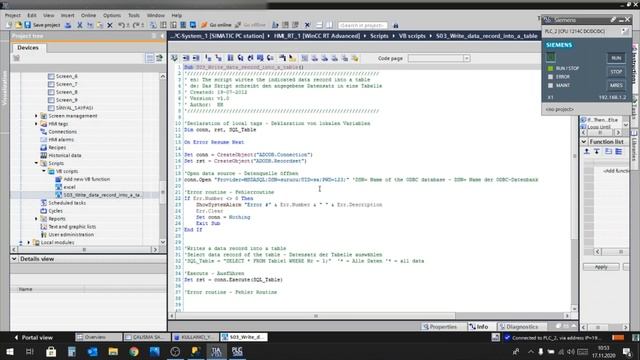 TIA PORTAL WINCC RUNTIME ADVANCED SQL SERVER HABERLEŞMESİ смотреть онлайн