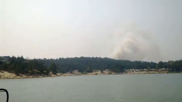 Лесной пожар в Луховицах - 25.07.2010 смотреть онлайн