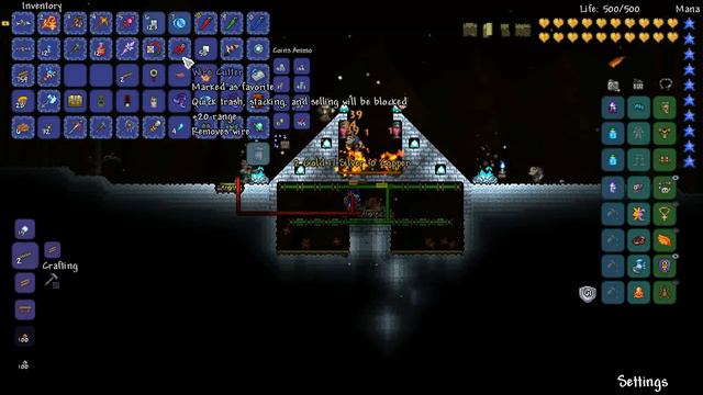 Terraria 1.3 Easy Solar Eclipse AFK Farm | 1.3 Events