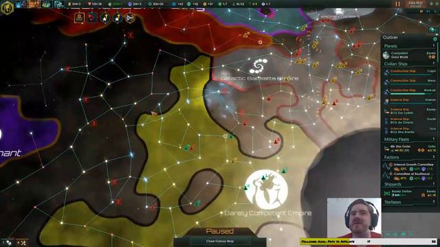Barely Competent Star Empire #12 Stellaris Apocalypse Life Seed start смотреть онлайн