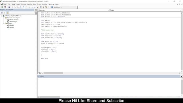 Solidworks API 05 - Change material from excel of solidworks active document смотреть онлайн