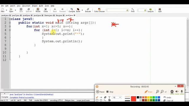 how to print star pattern sinhalen (2) смотреть онлайн