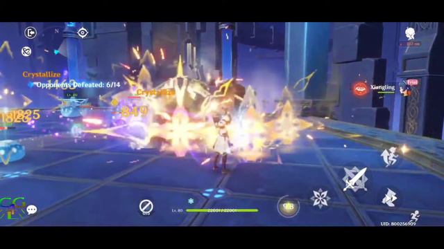 Albedo test gameplay | Genshin Impact mobile смотреть онлайн