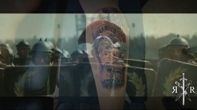 Tatuaje JULIO CESAR Y ROMA