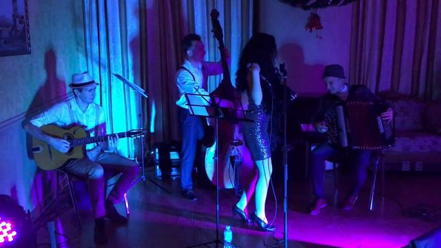 Daft Punk - Get Lucky | Kava Swing original cover | Accordion, guitar, double bass, vocal смотреть онлайн