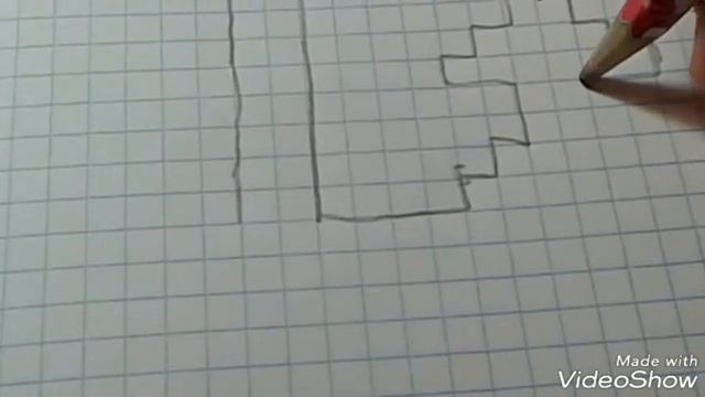 Как нарисовать якорь по клеточкам смотреть онлайн