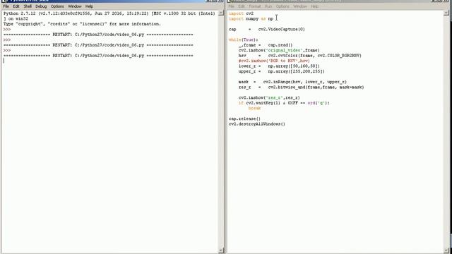 opencv find color смотреть онлайн