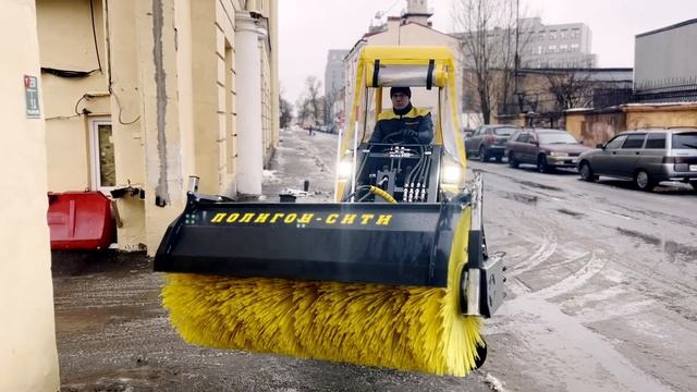 Мини уборочная, строительная техника для большого города смотреть онлайн