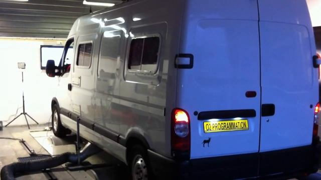 Test dyno banc de puissance reprogrammation moteur Renault Master 2.5 dci 120ch o2programmation смотреть онлайн