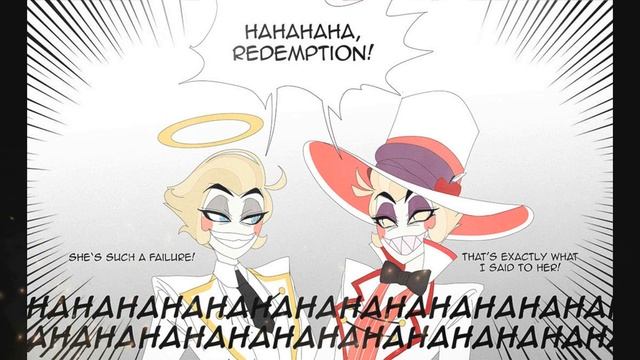 ANGELS BEING A-HOLES! Heaven - Hazbin Hotel [COMIC DUB] смотреть онлайн