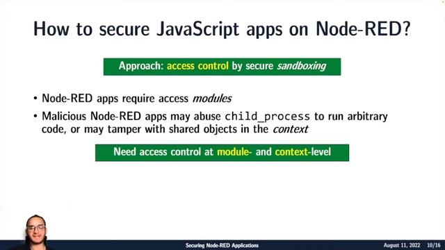 Securing Node-RED Applications смотреть онлайн