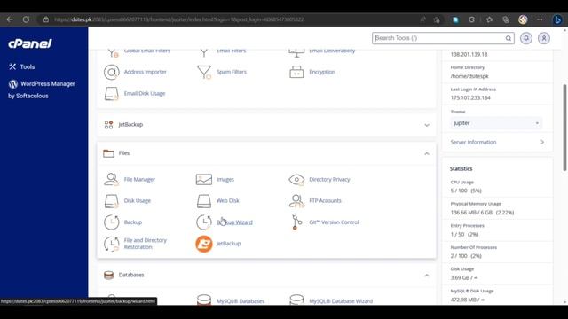 How to Download Backup of Home Directory, MySQL, or Email Only смотреть онлайн