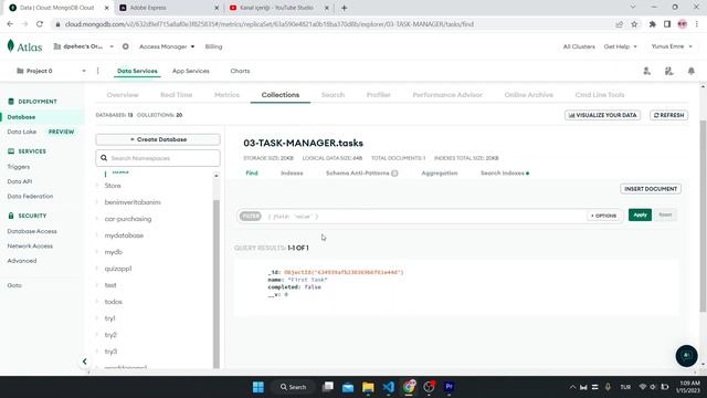 Node.JS ile MongoDB'de Drop Metodu Nasıl Uygulanır? смотреть онлайн