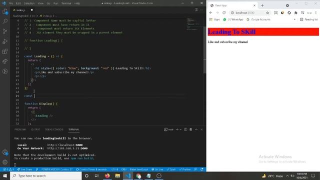 Const Component react js - Reactjs const vs function - React js tutorial for beginners in Hindi - # смотреть онлайн