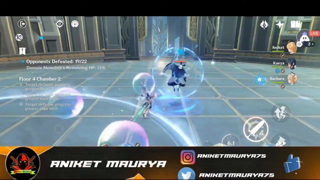 Genshin Impact : Double Boss Fight For the Fate Of Inazuma(Signora and Raiden Shogun) смотреть онлайн