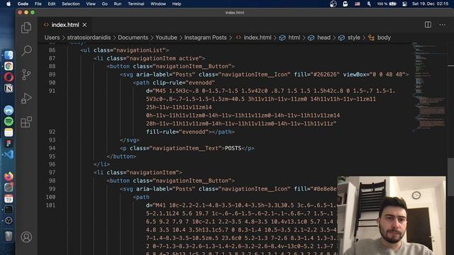 Build an Instagram Clone with HTML/CSS (for beginners) смотреть онлайн