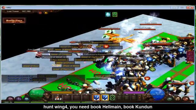 Mu Online Cheater hunt wing 4 with 66 golden Titan's Anger book by Google Girl Voice смотреть онлайн